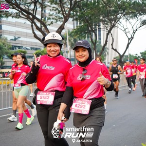 Race photo from SMARTFREN RUN 2026