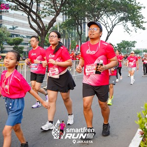 Race photo from SMARTFREN RUN 2026