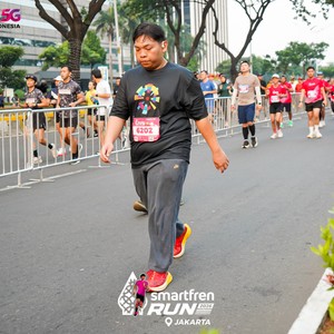 Race photo from SMARTFREN RUN 2026