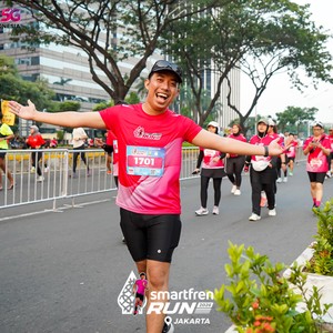 Race photo from SMARTFREN RUN 2026