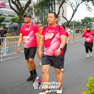 Race photo from SMARTFREN RUN 2026
