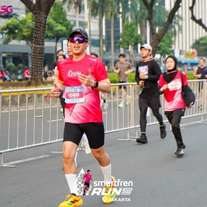 Race photo from SMARTFREN RUN 2026