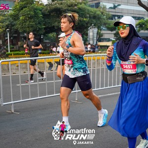 Race photo from SMARTFREN RUN 2026