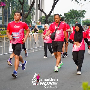 Race photo from SMARTFREN RUN 2026