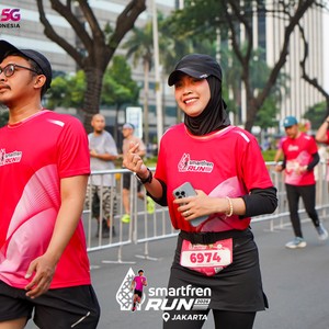 Race photo from SMARTFREN RUN 2026
