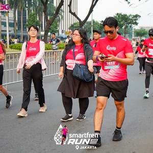 Race photo from SMARTFREN RUN 2026
