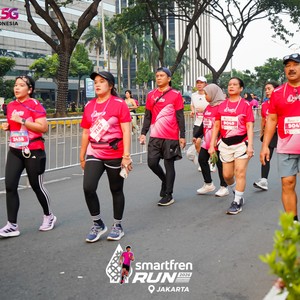 Race photo from SMARTFREN RUN 2026