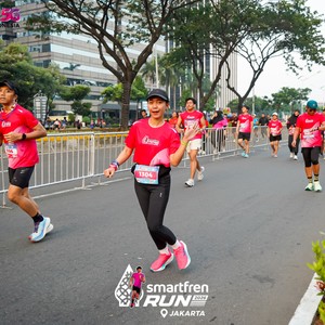Race photo from SMARTFREN RUN 2026