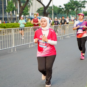Race photo from SMARTFREN RUN 2026