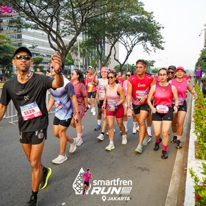 Race photo from SMARTFREN RUN 2026