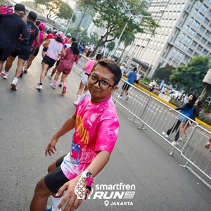 Race photo from SMARTFREN RUN 2026