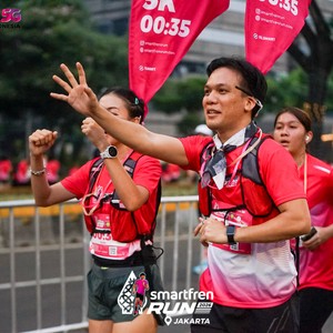 Race photo from SMARTFREN RUN 2026