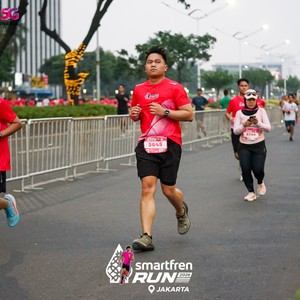 Race photo from SMARTFREN RUN 2026