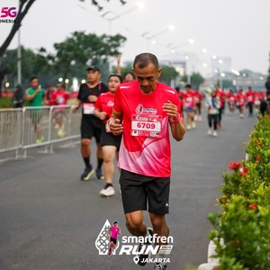 Race photo from SMARTFREN RUN 2026