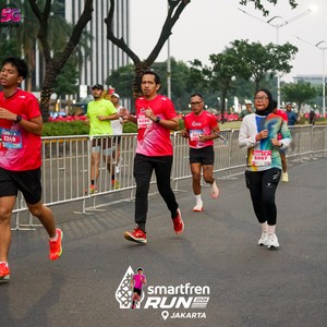 Race photo from SMARTFREN RUN 2026