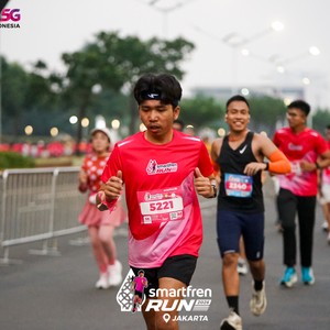 Race photo from SMARTFREN RUN 2026