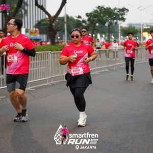 Race photo from SMARTFREN RUN 2026
