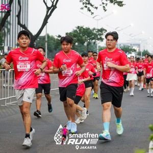 Race photo from SMARTFREN RUN 2026