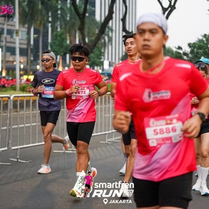 Race photo from SMARTFREN RUN 2026