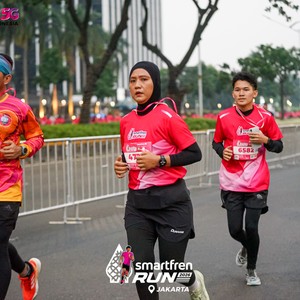 Race photo from SMARTFREN RUN 2026