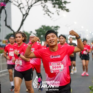 Race photo from SMARTFREN RUN 2026