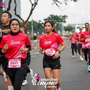Race photo from SMARTFREN RUN 2026