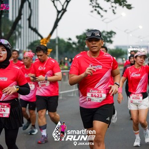 Race photo from SMARTFREN RUN 2026