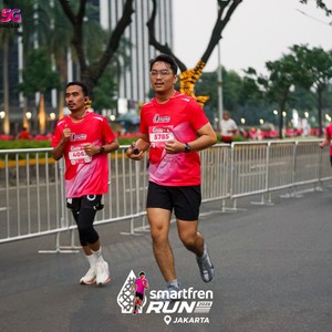 Race photo from SMARTFREN RUN 2026