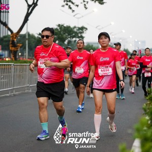 Race photo from SMARTFREN RUN 2026