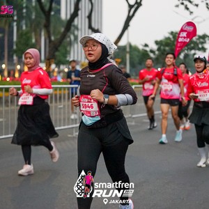 Race photo from SMARTFREN RUN 2026