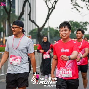 Race photo from SMARTFREN RUN 2026