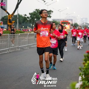 Race photo from SMARTFREN RUN 2026