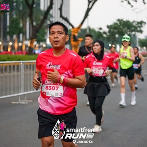 Race photo from SMARTFREN RUN 2026