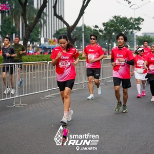 Race photo from SMARTFREN RUN 2026