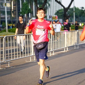 Race photo from SMARTFREN RUN 2026