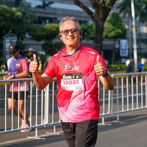 Race photo from SMARTFREN RUN 2026