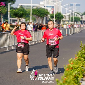 Race photo from SMARTFREN RUN 2026