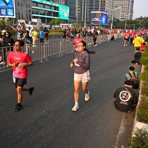 Race photo from SMARTFREN RUN 2026