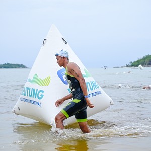 Race photo from Belitung Multisport Festival