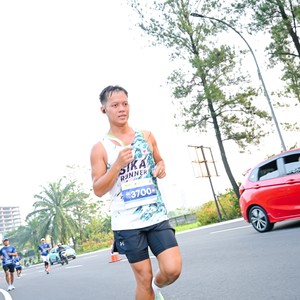 Race photo from BOGORUN 2026