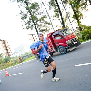 Race photo from BOGORUN 2026