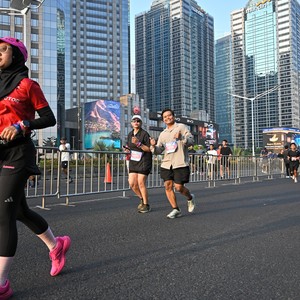 Race photo from SMARTFREN RUN 2026