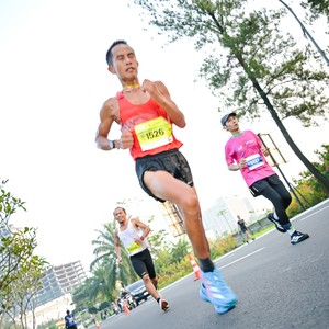 Race photo from BOGORUN 2026