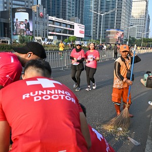 Race photo from SMARTFREN RUN 2026