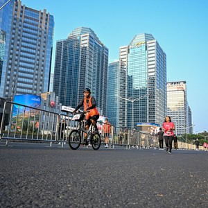 Race photo from SMARTFREN RUN 2026