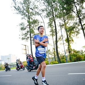 Race photo from BOGORUN 2026