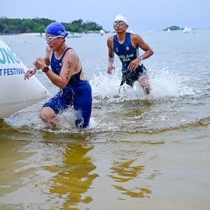 Race photo from Belitung Multisport Festival