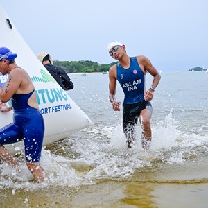 Race photo from Belitung Multisport Festival