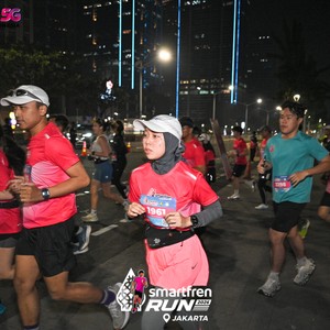 Race photo from SMARTFREN RUN 2026