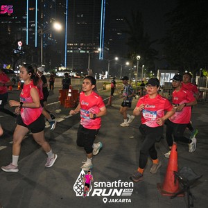 Race photo from SMARTFREN RUN 2026